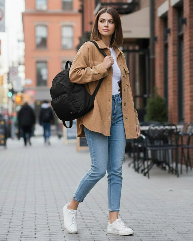 13 Inch black back pack