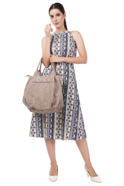 Brown Luxury Velvet Tote bag