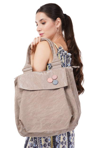 Brown Luxury Velvet Tote bag