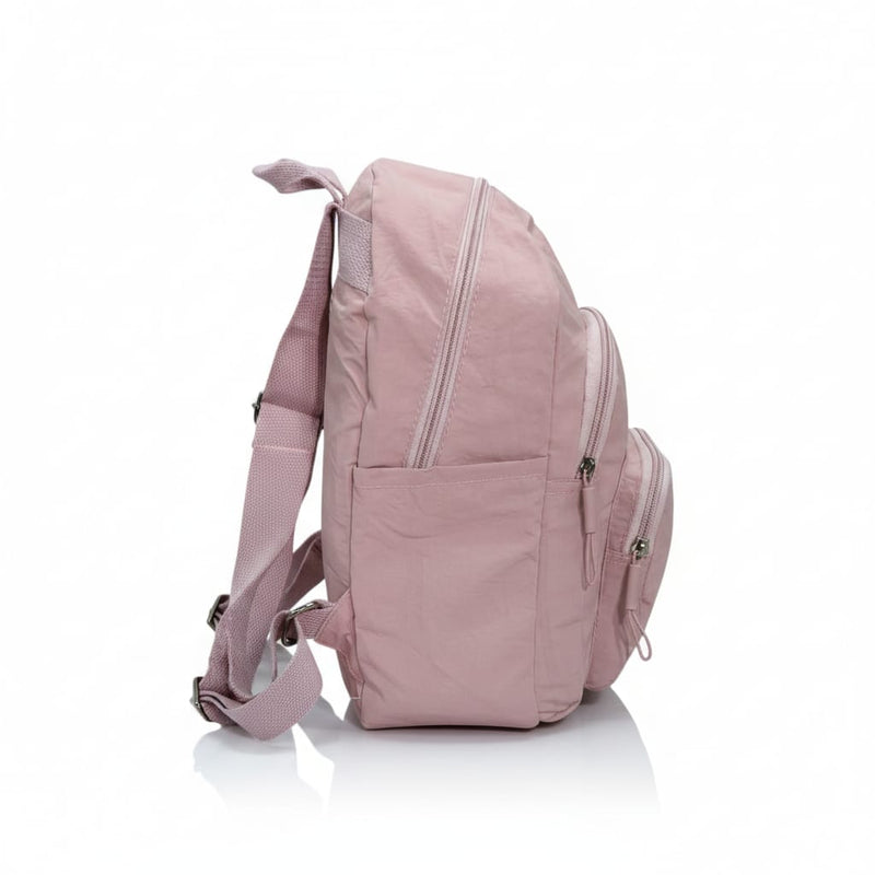 Pink Imported fabric Backpack